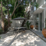 Ash Wood Sliding Door