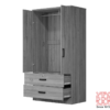 2 Door 2 Drawer Wardrobe