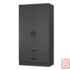 2 Door 2 Drawer Wardrobe