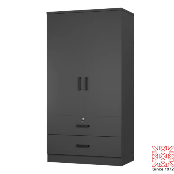 2 Door 2 Drawer Wardrobe