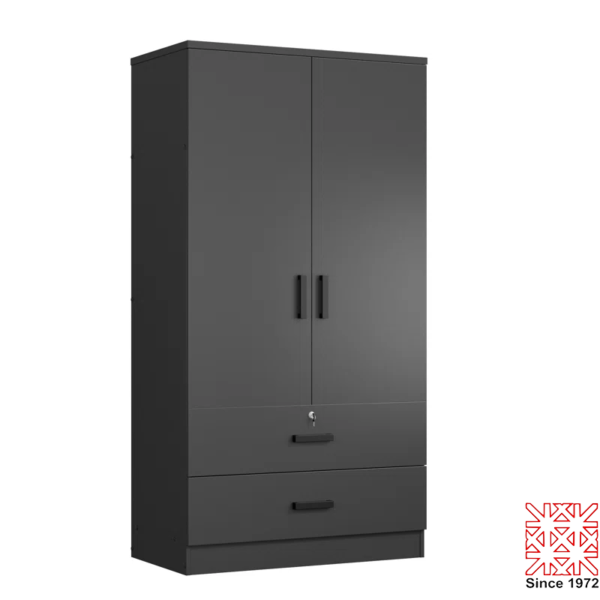 2 Door 2 Drawer Wardrobe
