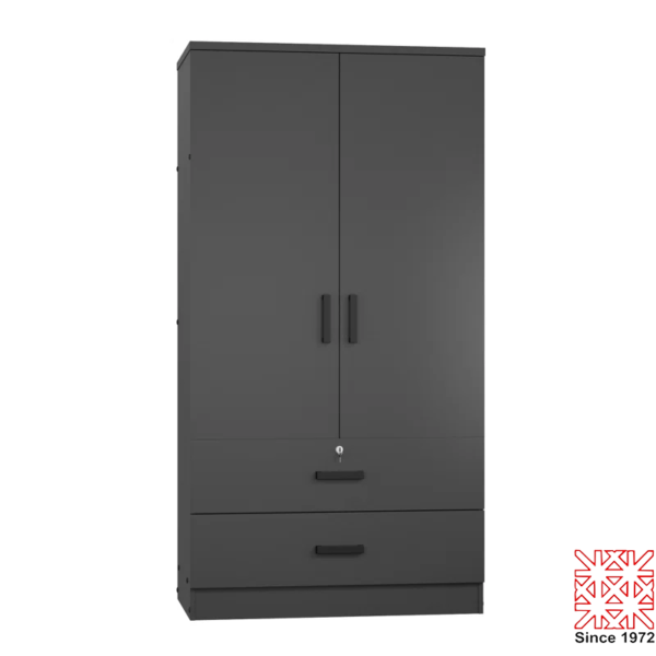 2 Door 2 Drawer Wardrobe