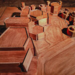 AlHamra Art Council model in wood